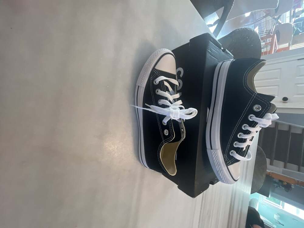 Converse Chuck Taylor All Star Low Size 6.5 Black White Mens 8.5 Womens